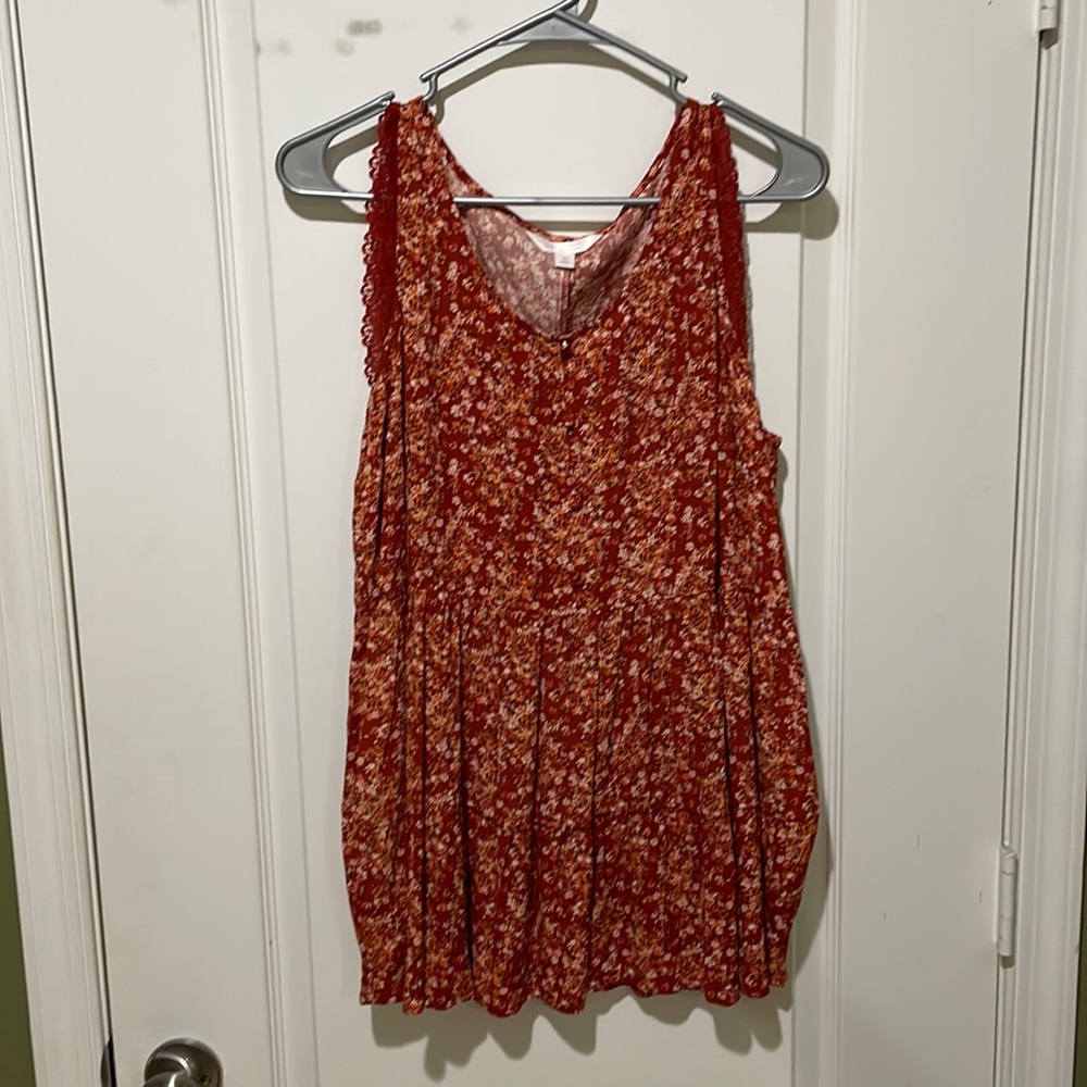 LC Floral Tunic Top